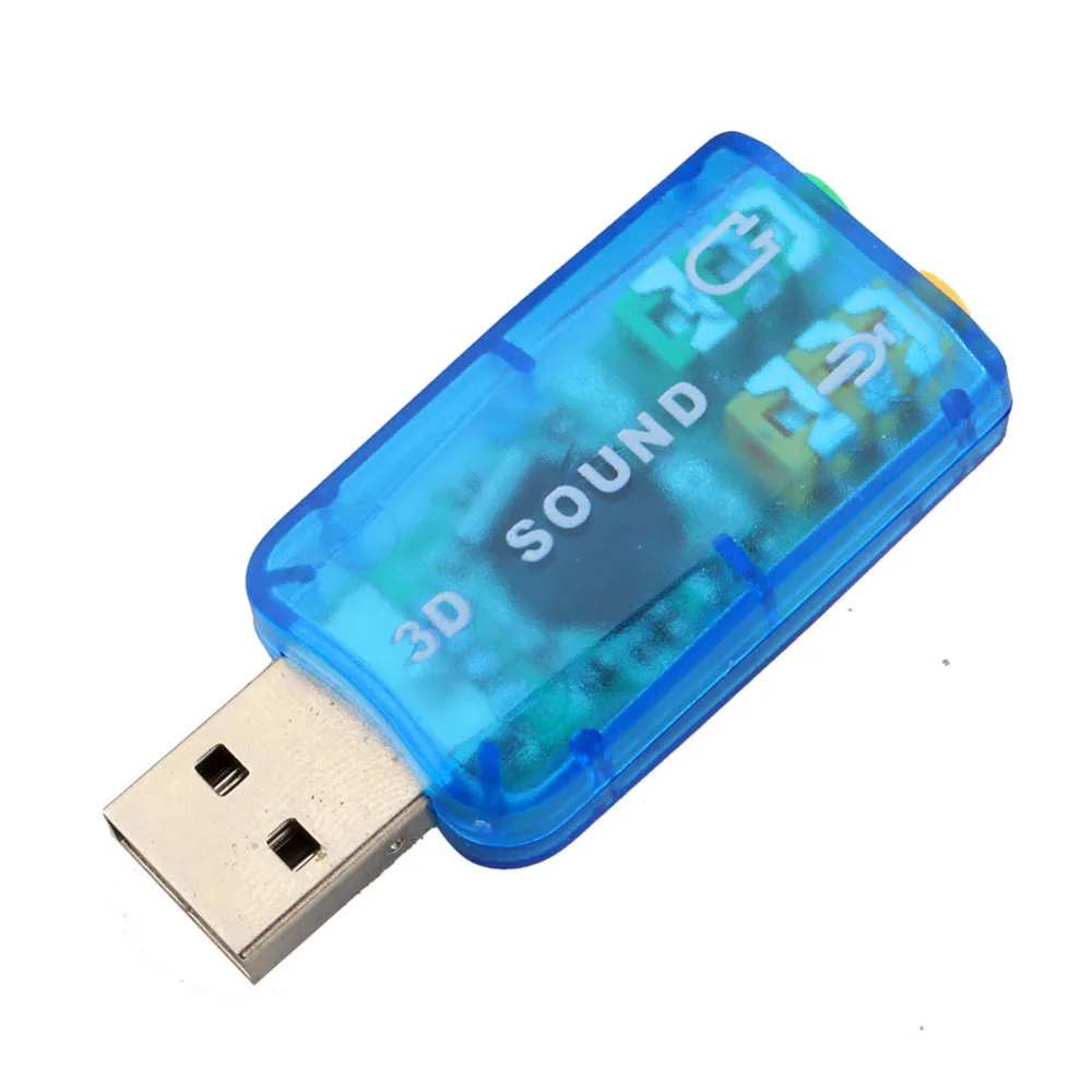 Звуковая карта USB 5,1, внешняя звуковая карта USB, аудио адаптер, микрофон, динамик, аудио интерфейс для ноутбука, ПК, Micro Data