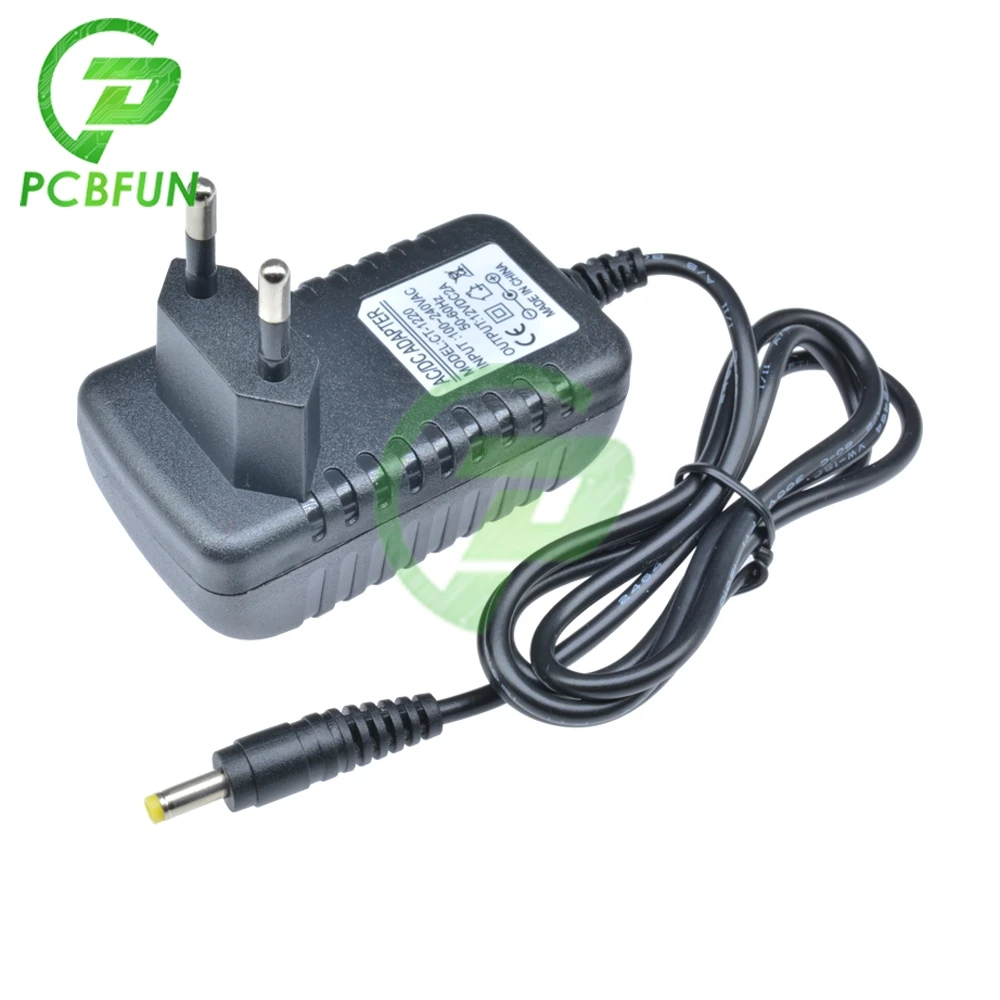 1pcs 12V 2A EU DC Power Adapter 4.0*1.7 Monitor Regulation Charger Adaptor Power Supply Charger Adapter for LED Light Strips