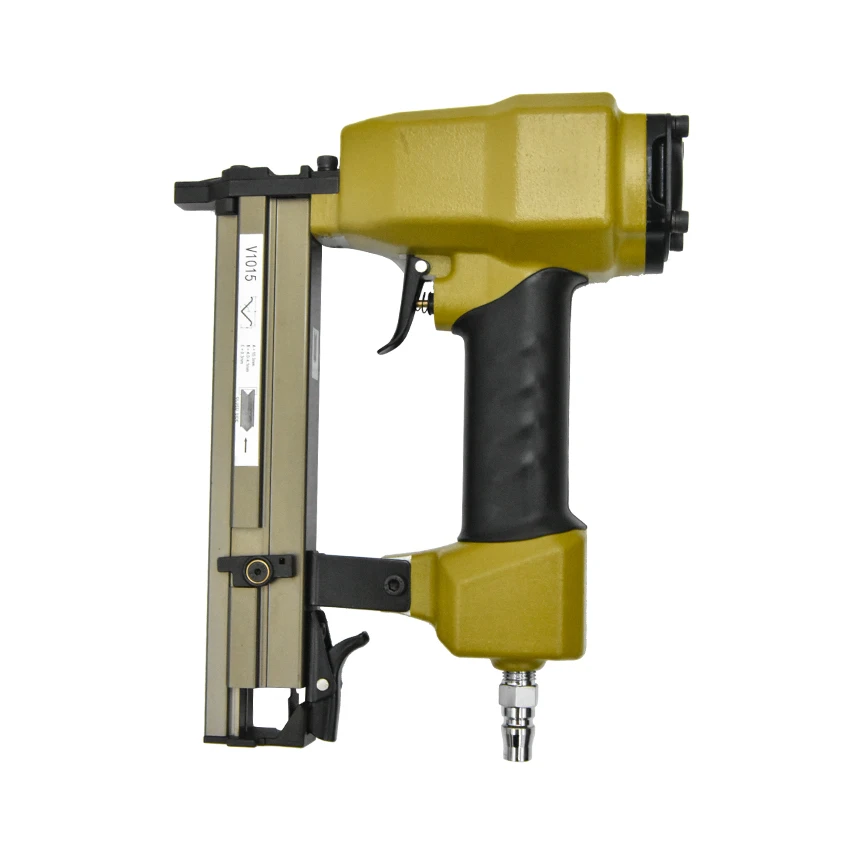 Pneumático Nailer Ferramenta Elétrica Prego Arma Quadro Linha Fixa Ângulo Nailer Pneumático Prego Ângulo Arma V-tipo Prego Pistola 68 mm 710-12-15 v