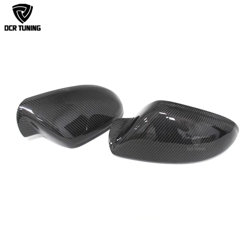 Carbon Fiber Rear View Side Mirror Cover For Audi A6 C7 2012 2013 2014 - UP S6 RS6 2013 - UP Replacement Style Carbon Side Caps