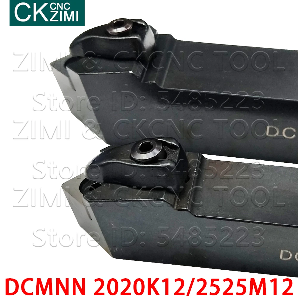 Токарные инструменты DCMNN 2020K12 DCMNN 2525M12, 20 мм 25 мм, соединение с ЧПУ, внешние токарные инструменты, принадлежности для токарных пластин CNMG CNGA 1204
