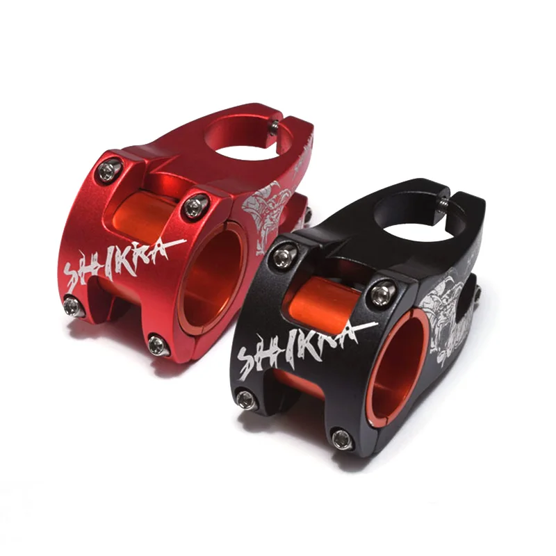 SHIKRA Bicycle Stem Road Mountain Bike Stem 31.8mm 35MM Handlebar Stem 50mm Bike Riser MTB XC DH Stem Bike steering wheel parts