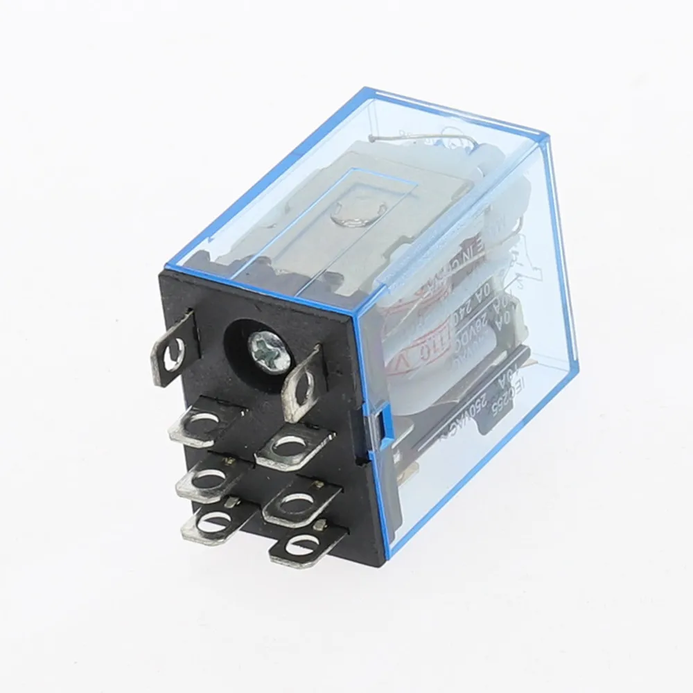 

AC 220V DC 12V 24V 10A катушечное реле мощности автомобильное электронное мини микро электромагнитное реле переключатель 8 футов промежуточное реле