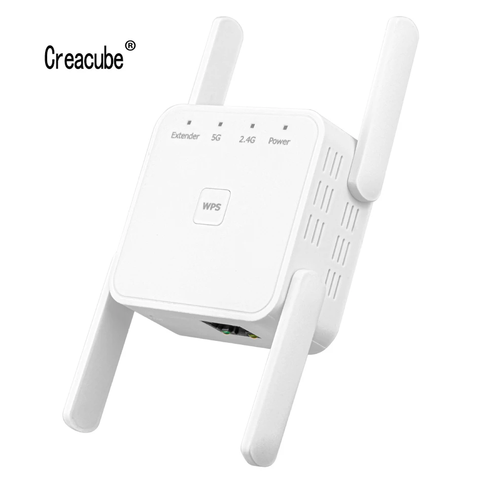 5G Dual Band AC1200M WiFi Repeater WiFi Extender Wireless WiFi Booster Wi Fi Amplifier Wi Fi Signal Repeater Wi-Fi