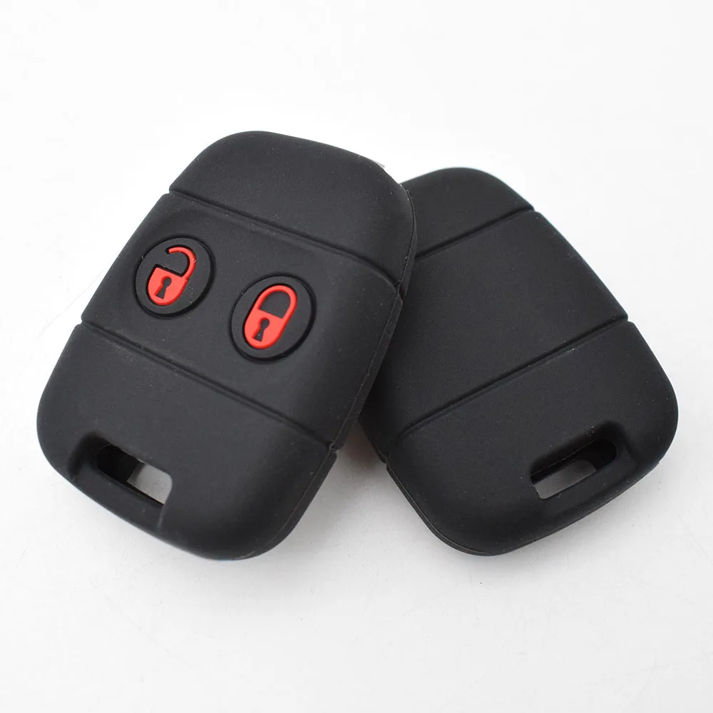 2-przyciskowe etui na kluczyk zdalnego sterowania do Land Rover Defender Freelander Rover 25 45 100 200 400 MG ZS ZR MGF Silikonowa osłona pilota do