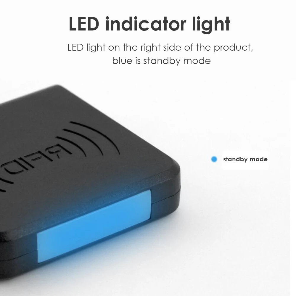 Imagem -05 - Mini Leitor de Cartão de id Inteligente Leitor Portátil de Cartão id Rfid 125khz com Suporte de Leitor de Cartão id Usb Win8 Android Otg Smartphone