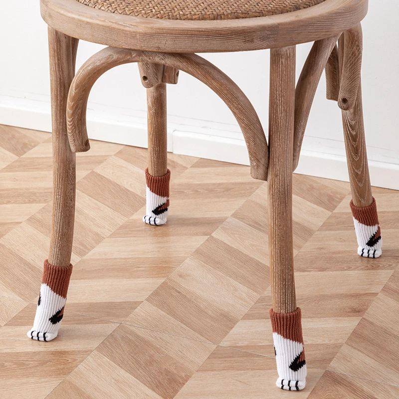4 pz/set Cat Claw Chair Leg Caps piedini in gomma cuscinetti protettivi copritavolo per mobili tappi per calzini copertura piedini di livellamento per mobili