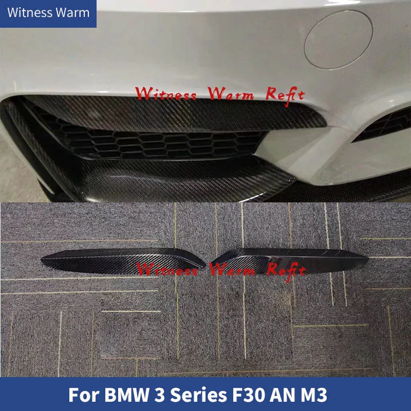 

Front Bumper Splitters Fog Lamp Cover for Bmw 3 Series F30 An M3 320i 325i 328i 2012-2018 Carbon Fiber