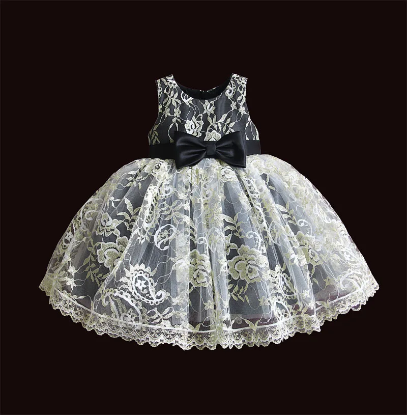 

White Lace Baby Girls Princess Dress 2022 Summer Kids Wedding Party Christening Dresses For Baby 1st Year vestidos 6M-3 Years