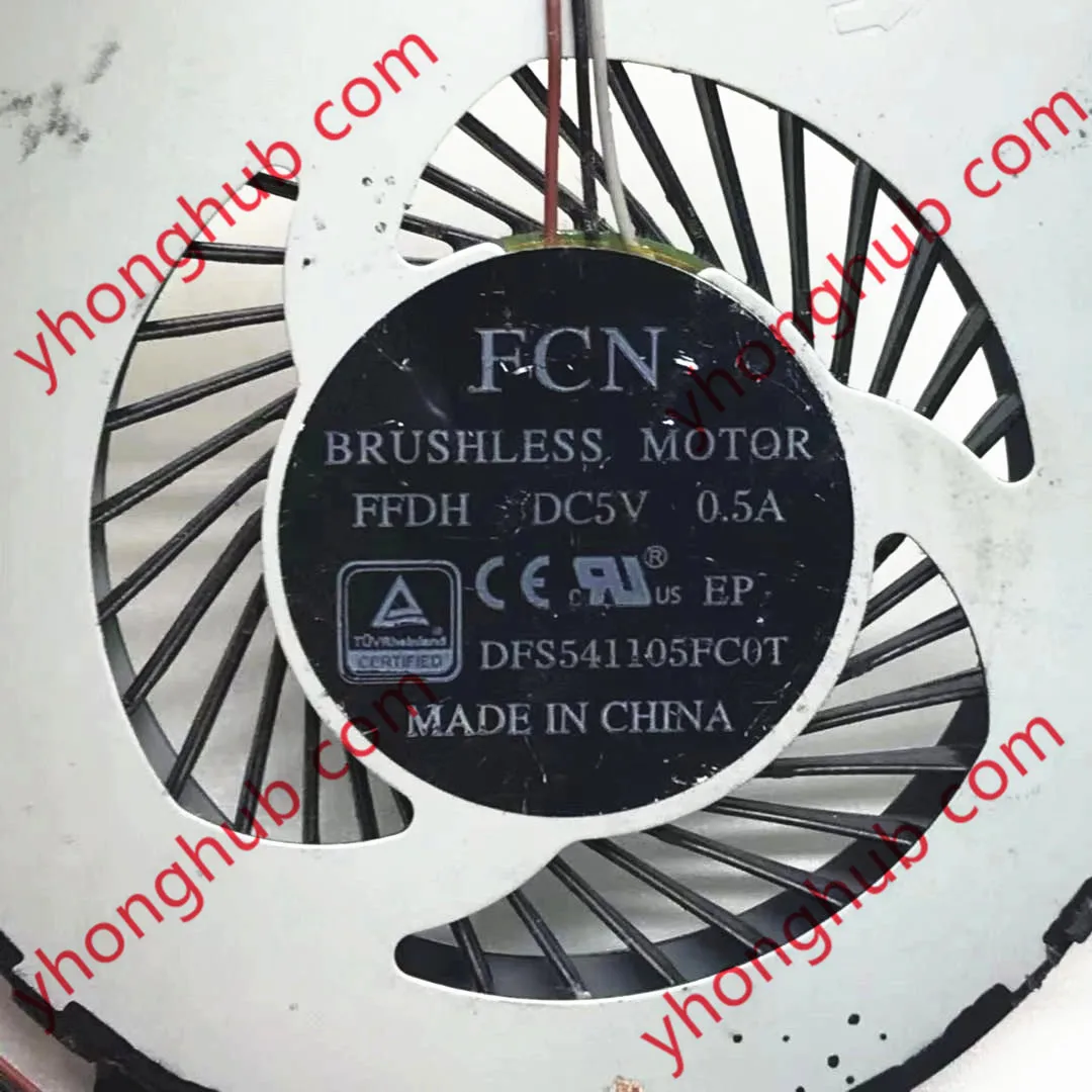 FCN DFS541105FC0T FFDH DC 5V 0.50A 3-Wire Server Cooling Fan