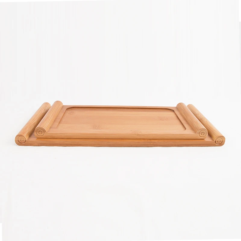 Bamboo Tea Tray, Storage Plates for Sushi Dessert Serving Table, Sashimi Container, Book Roll, Cooking