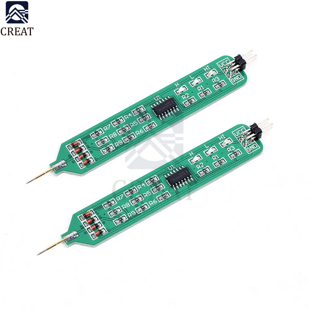 5V 3.3V Logic Tester Pen Level Tester Digital Circuit Debugger Pulser Analyzer Detecting Probe Circuit Tool with Wire