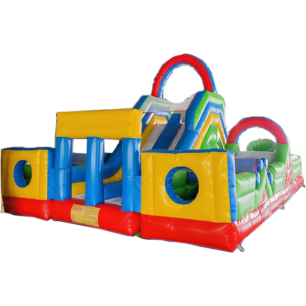 Commerical use large trampoline with slide Inflatable Bouncer House  Jumper Obstacle Course