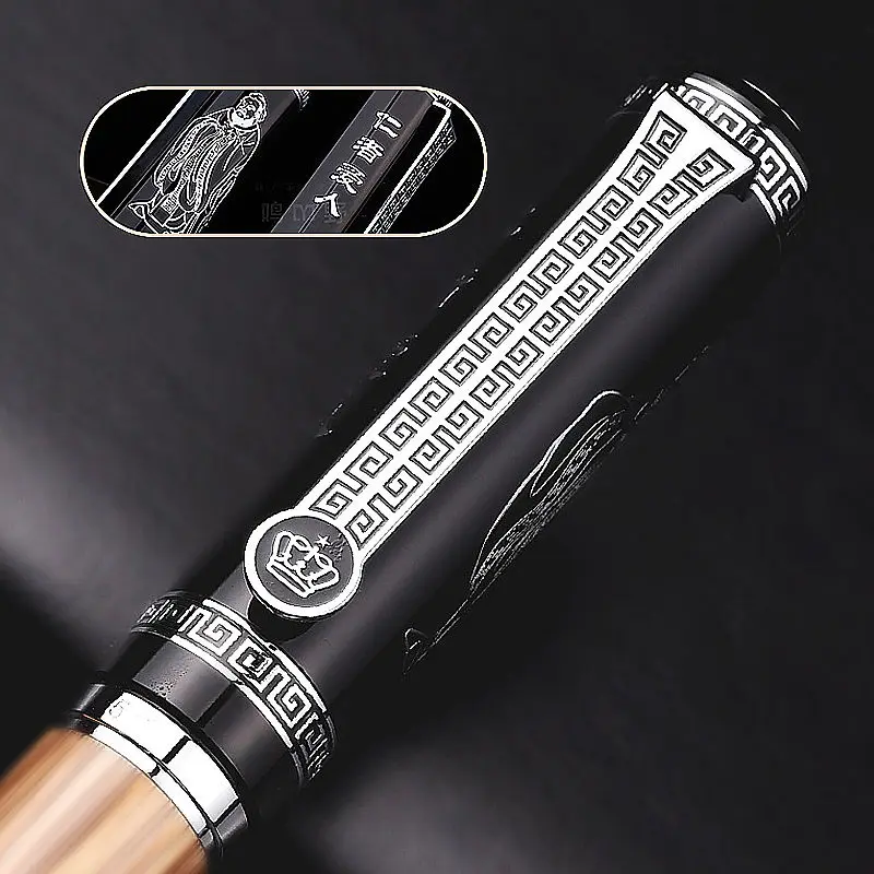 High quality Duke 551 Confucius fountain Pen Relief elegante Copper Stationery Office School Supplies Writing Gift