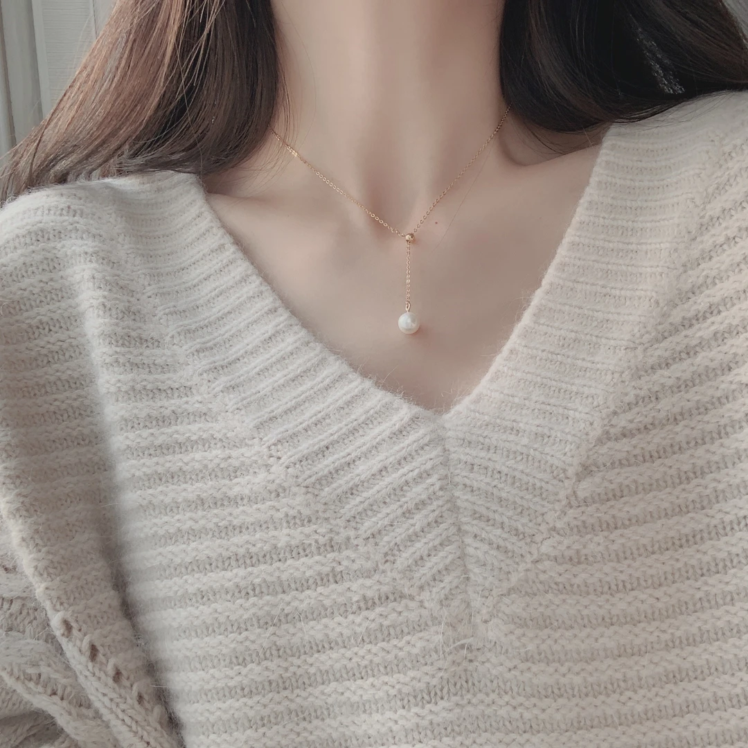 

Lii Ji Women Choker Necklace Real Freshwater Pearl 14k Gold Filled Necklace Pearl Jewelry Women Gift 40-45cm