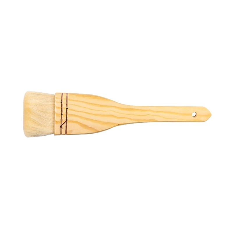 Household Mooncake Pastry Brush Barbecue Oil Baking Brushes Wooden Handle Wool Kitchen Cooking Tools