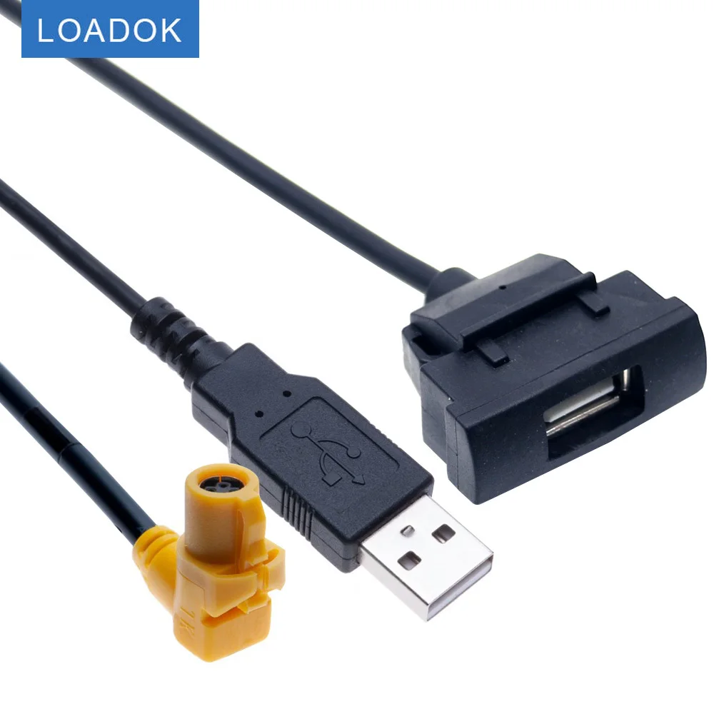 Car RCD510 RNS315 Radio Extend USB 4 Pin Female Male Interface Cable Adapter for Skoda Octavia Android GPS Button Headunit Panel