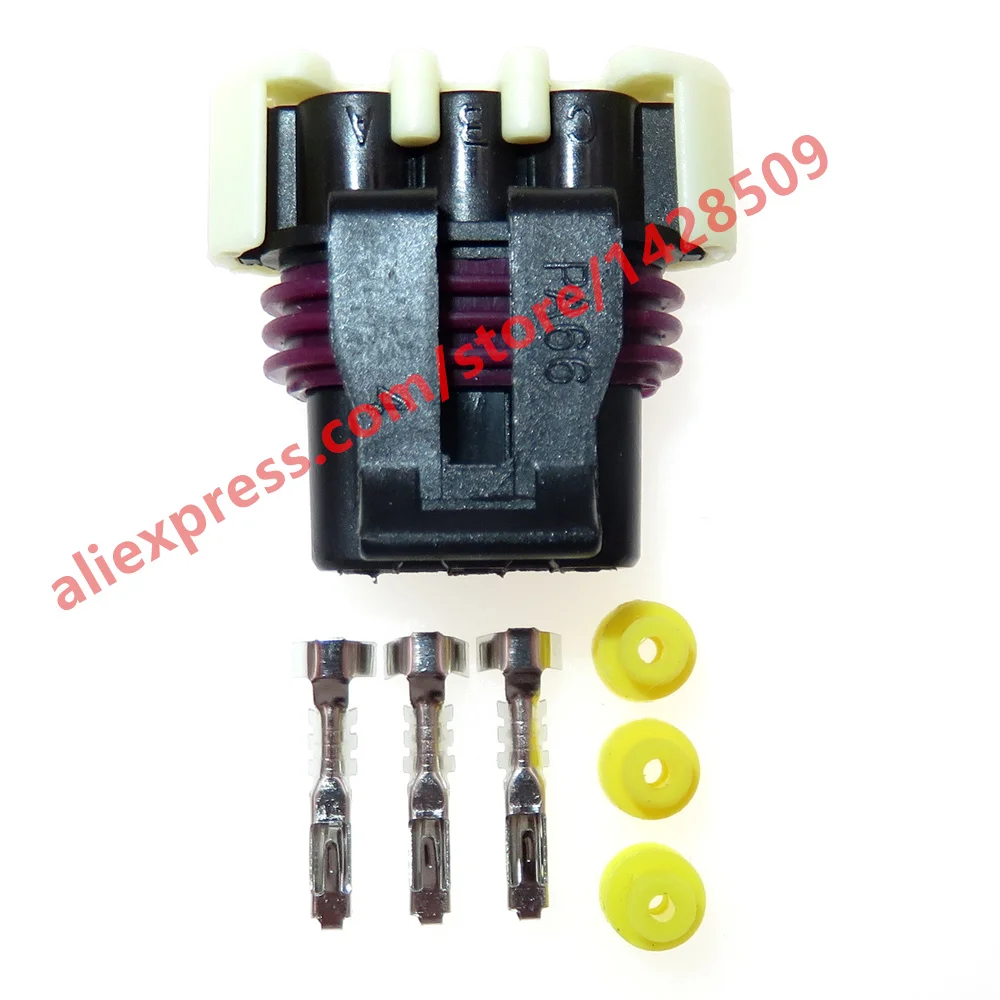 1 Set 3 Pin Auto Wire Connector 1.5 Series 12059595 Car Waterproof Electric Socket Bearing Position Sensor Plug