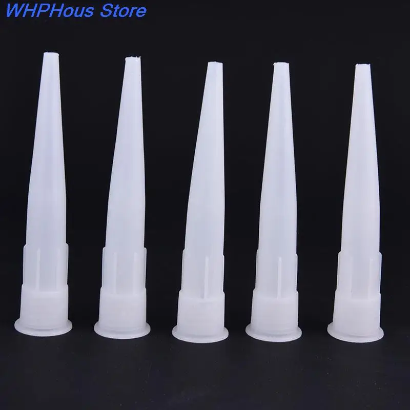 20pcs Universal Caulking Gun Nozzles Plastic Glass Glue Nozzles Sealant Silicone Caulking Tips Mouth Home Construction Tools