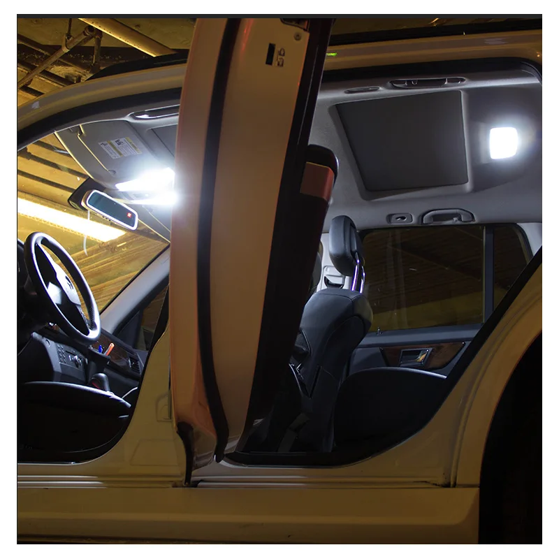 Bombillas LED Canbus blancas, Kit de luz de maletero de techo de mapa Interior para 2007-2010 2011 2012 Lexus LS460 LS600h, lámpara de espejo de