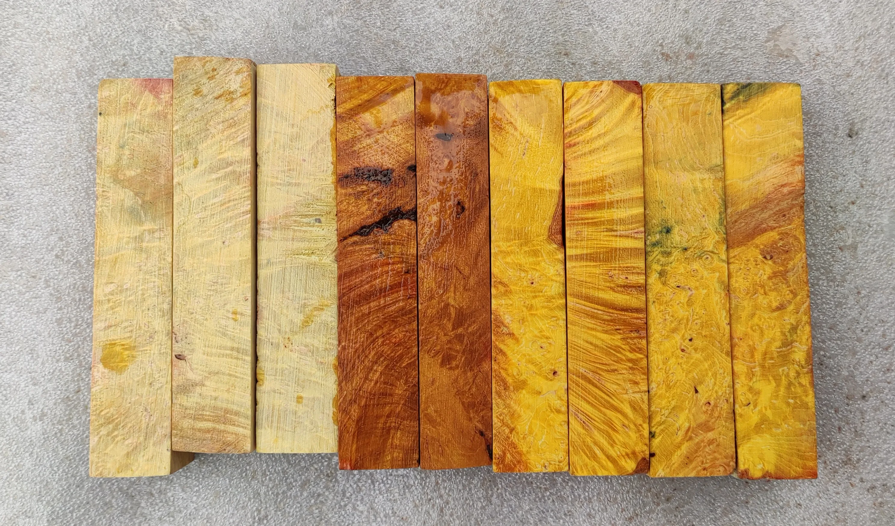 قلم 19x19x120 ملم فارغ MB خشب القيقب الثابت