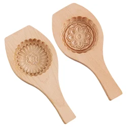 Wooden Pastry Mold Baking Tool Press Cake Mold Wooden Traditional Moon Cake Mould Making Mung Bean Cake Mold Dry Baking Mold