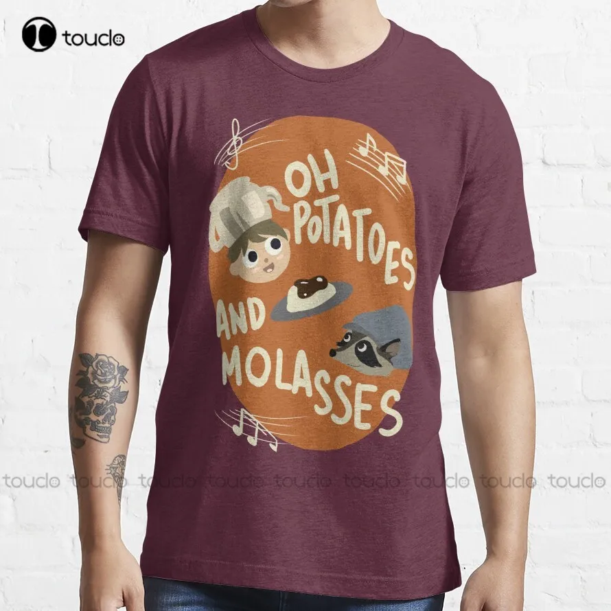 Oh-Camiseta con estampado de patatas y melaza para hombre, camisa de liquidación personalizada, Aldult, Unisex, con estampado Digital, a la moda, divertida, Xs-5Xl
