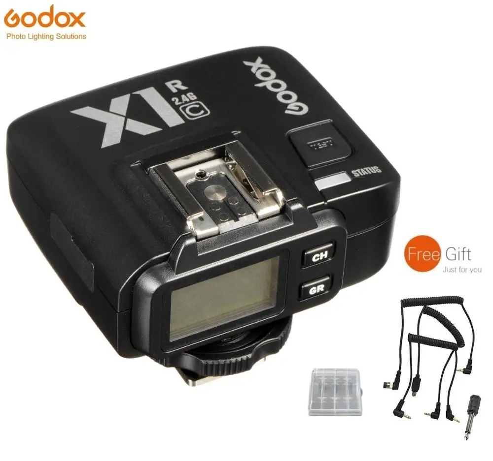 

GODOX X1R-C 32 Channels TTL 1/8000s Wireless Remote Flash Receiver Shutter Release for Canon EOS Cameras GODOX X1T-C Transmitter