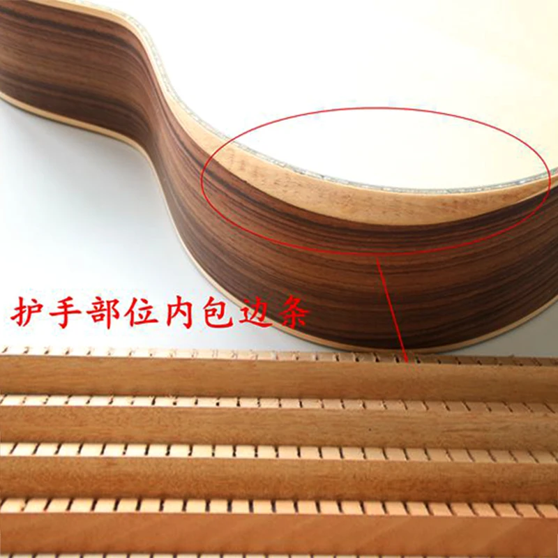 4 Pcs bevel guitar linings Guitar Binding Strip Inside Inlay Lining Guitar Edge Trim Project Replacement Accessory length 420mm