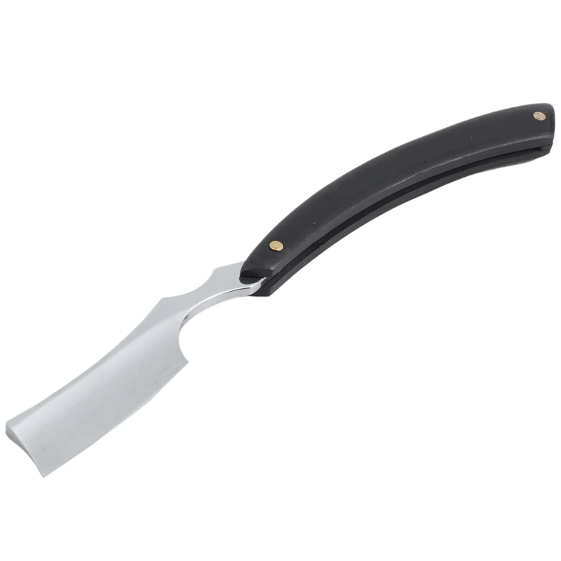 As lâminas de barbear retro são feitas pela mão ouro dólar alta aço carbono dobramento s-afety navalha reta do barbeiro para o rosto