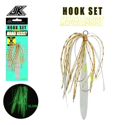 JK New Product Fishing MHT Madai Silicone Skirt Fishing hook SpinnerBait Silicone Skirt Wire