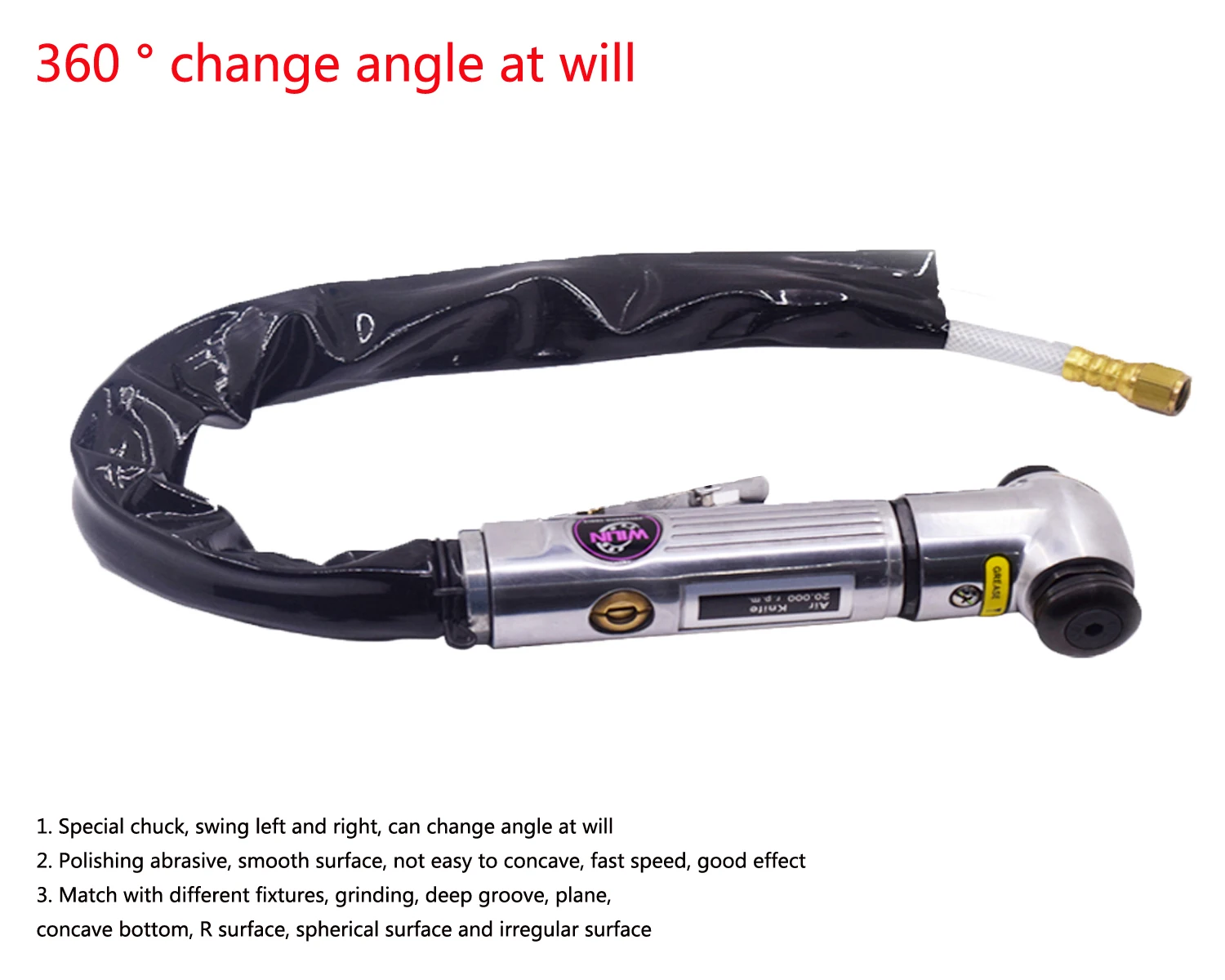 Air Auto Glass Knife Pneumatic Windshield Remover Kit 3 Blades Windscreen Seal Cutter Silica Gel In Car Doors Windows Tile