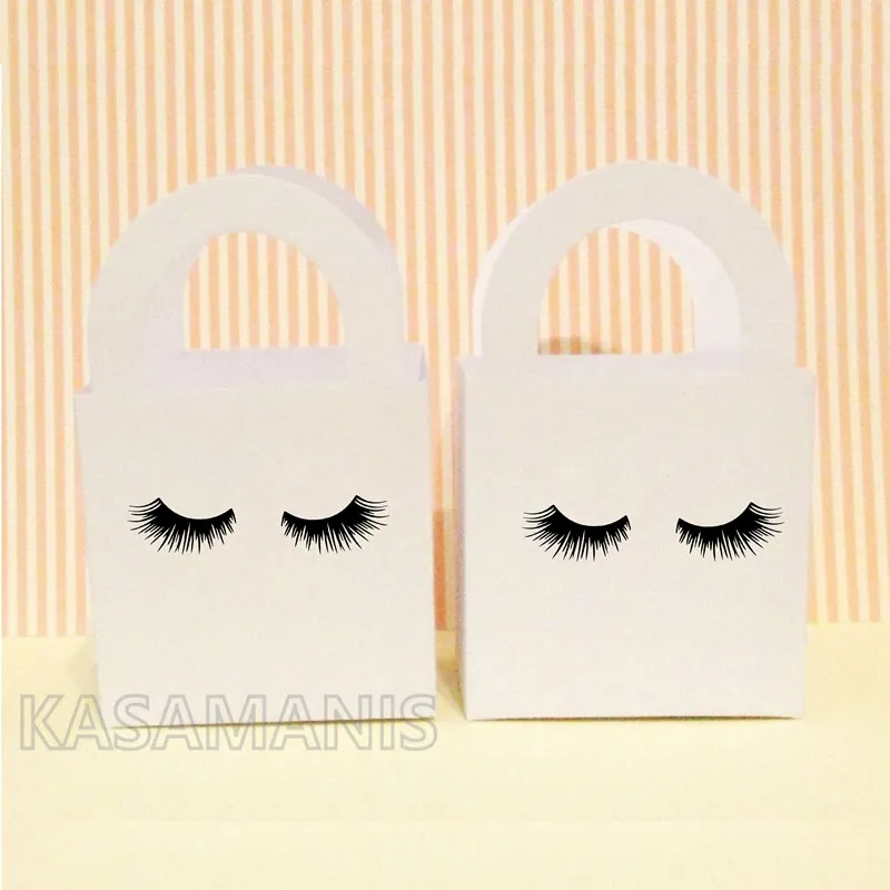 Cute Eyelash Art DIY Ornament Decals , Girl Birthday Beauty Makeup Party Invitation Seal Vinyl Art Sticker Decoration