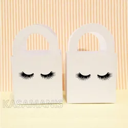 Cute Eyelash Art DIY Ornament Decals , Girl Birthday Beauty Makeup Party Invitation Seal Vinyl Art Sticker Decoration