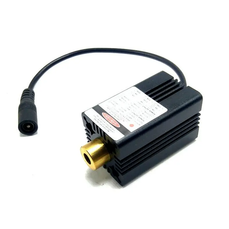 Focusable 250MW 650nm Dot Focus Red Laser Module W 5V AC + Adapter