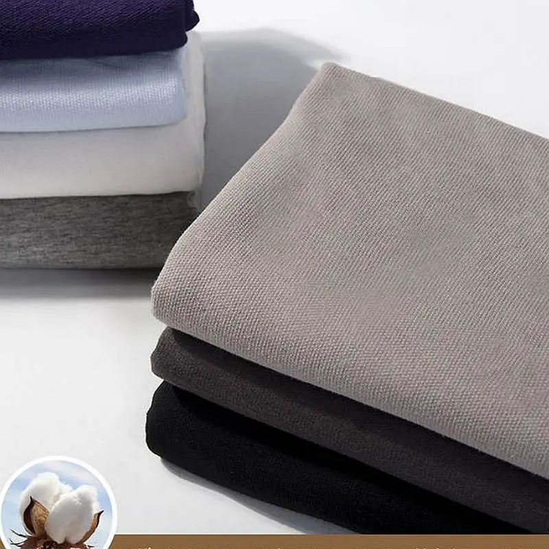 Terry Cotton Fabric For T-Shirt And Casual Wear Thin Sweater Sewing Material In Spring And Summer 50*155cm/Piece KA0116