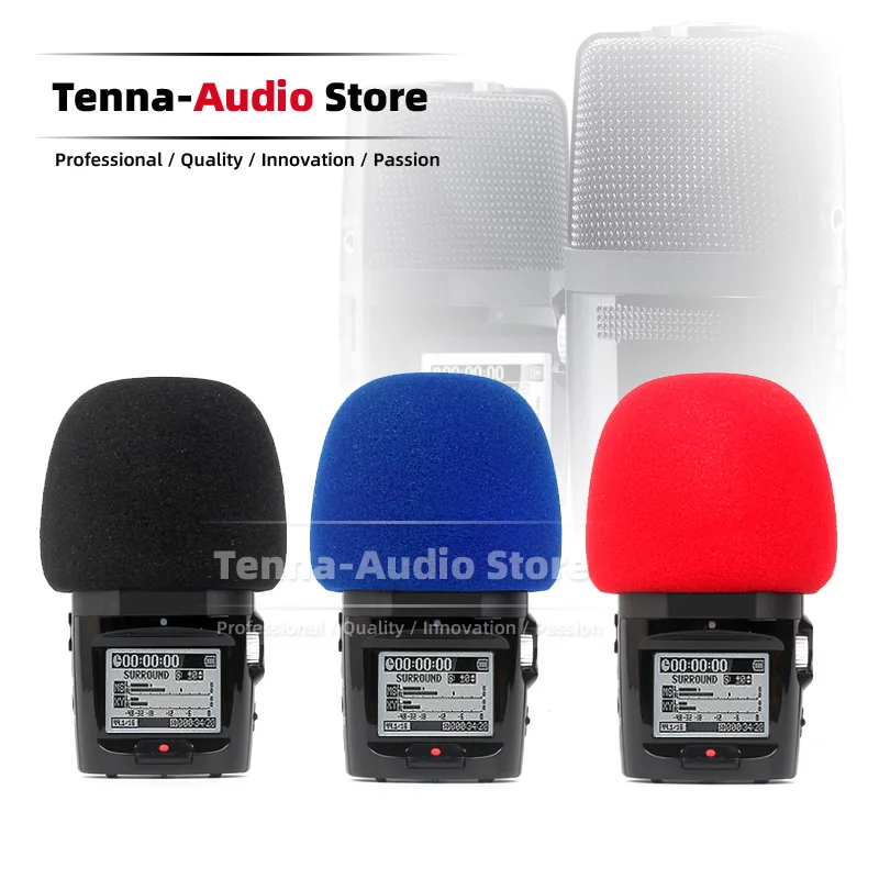 

For ZOOM H2N H 2 H2 N Recorder Windproof Microphone Recording Windshield Anti Noise Pop Filter Windscreen Sponge Mic Cover Foam