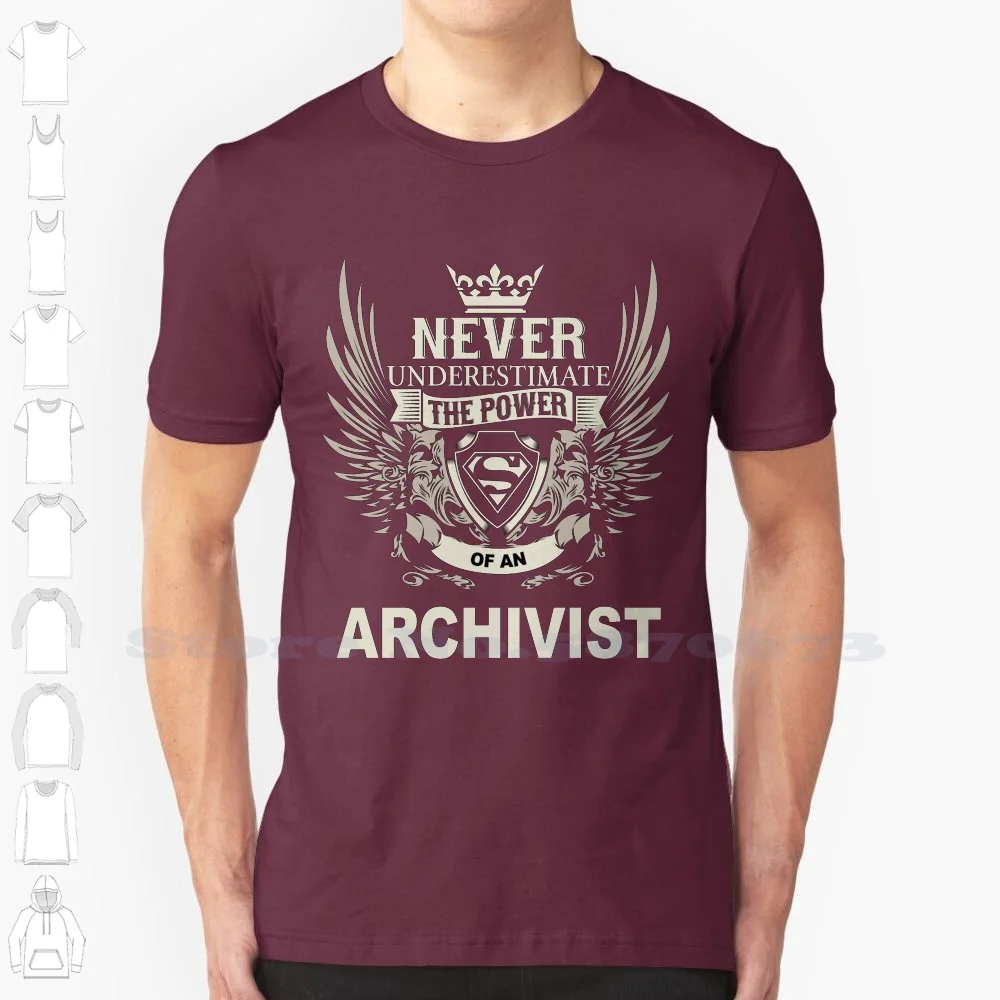 Archivist 100% Cotton T-Shirt Archivist Latest Design Archivist Popular Items Birthday Present 2017 News Exclusive Custom