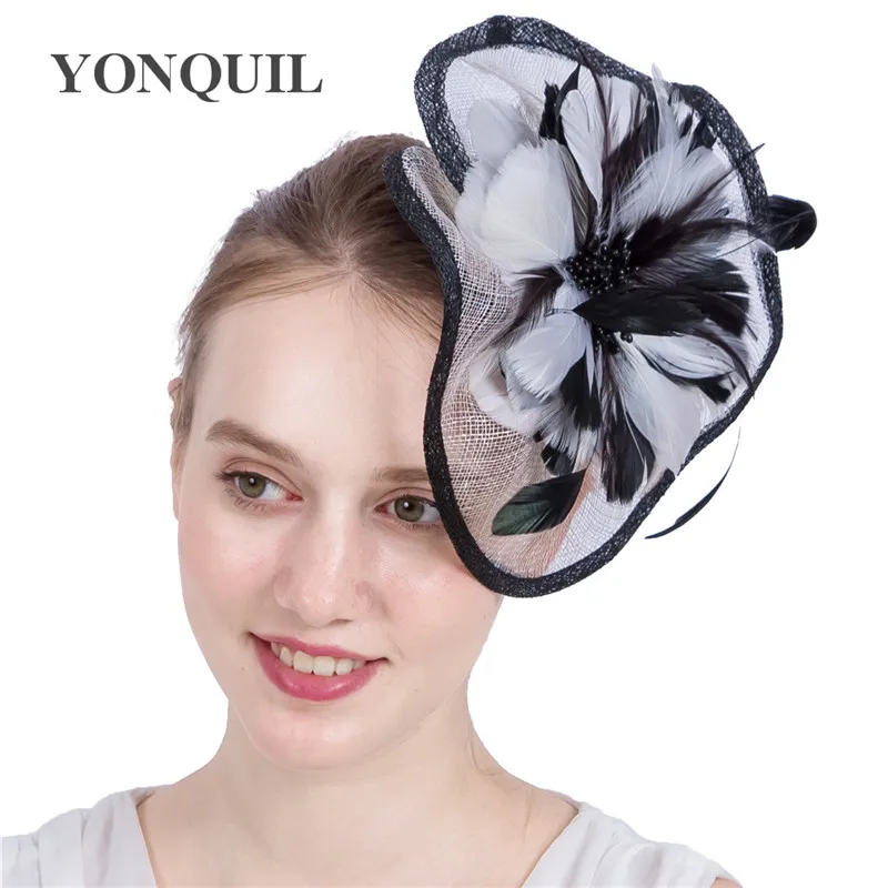 

Elegant Women Wedding Cocktail Fascinator Hairpins Flower Banquets Ladies Summer Occasion Headwear Event Race Hair Accessories