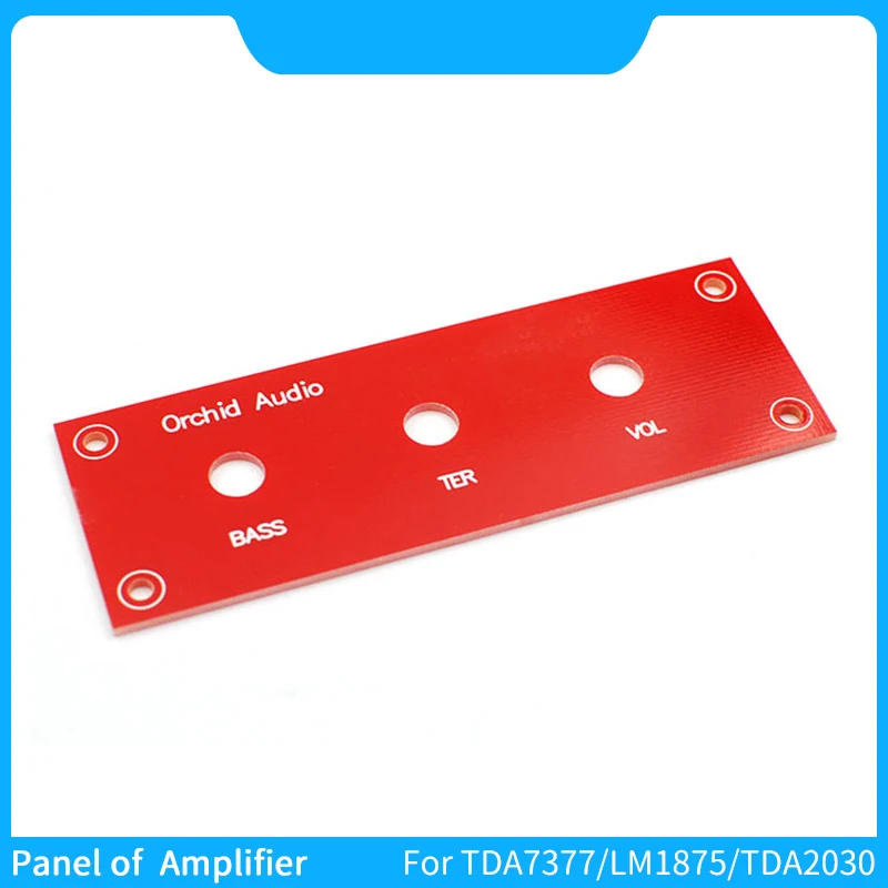 Panel of Amplifier  Sheel Box Chassis External extension Panel For TDA7377 TDA2030 LM1875 Amplifier WM-012_P