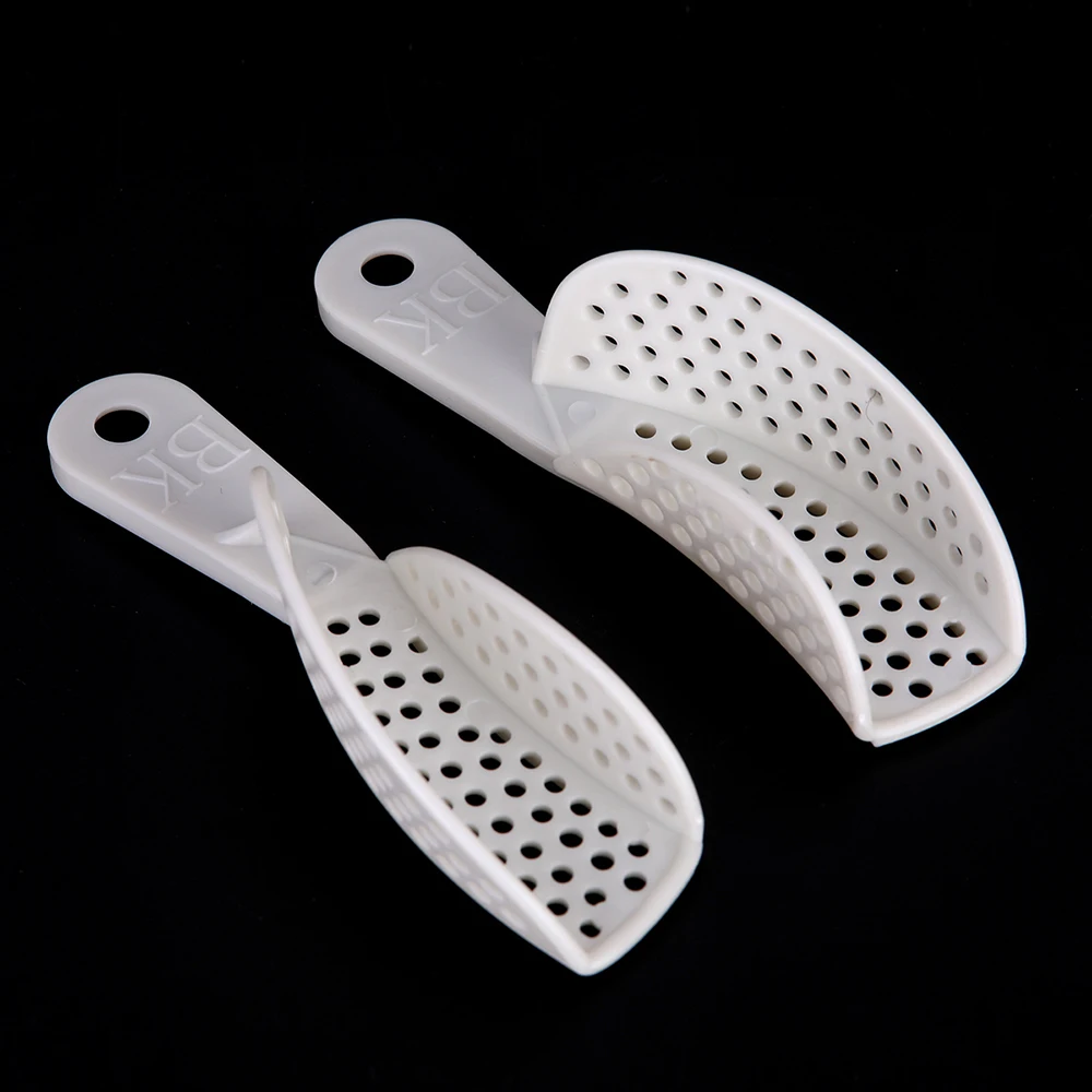 5 pairs Dental Impression Plastic Trays Without Mesh Tray Dentist Tools Dentistry Lab Material Teeth Holder Trays