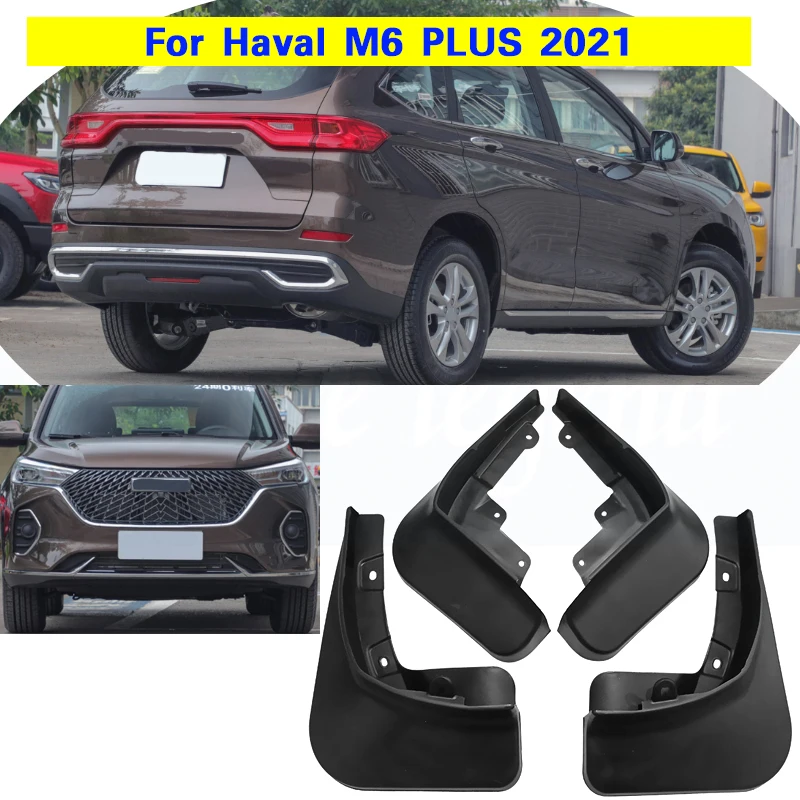 Front Rear Car Mud Flaps For Great Wall Haval M6 PLUS 2017-2021 Mudflaps Splash Guards Mud Flap Mudguard Fender Car Accessories