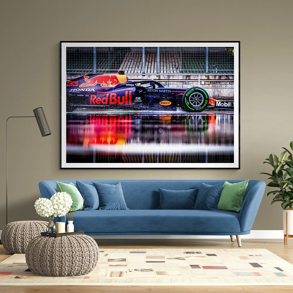 

F1 Racing Poster Canvas Formula One Racing Wall Picture Prints Print Nordic Modern Living Room Home Decoration Art Frameless