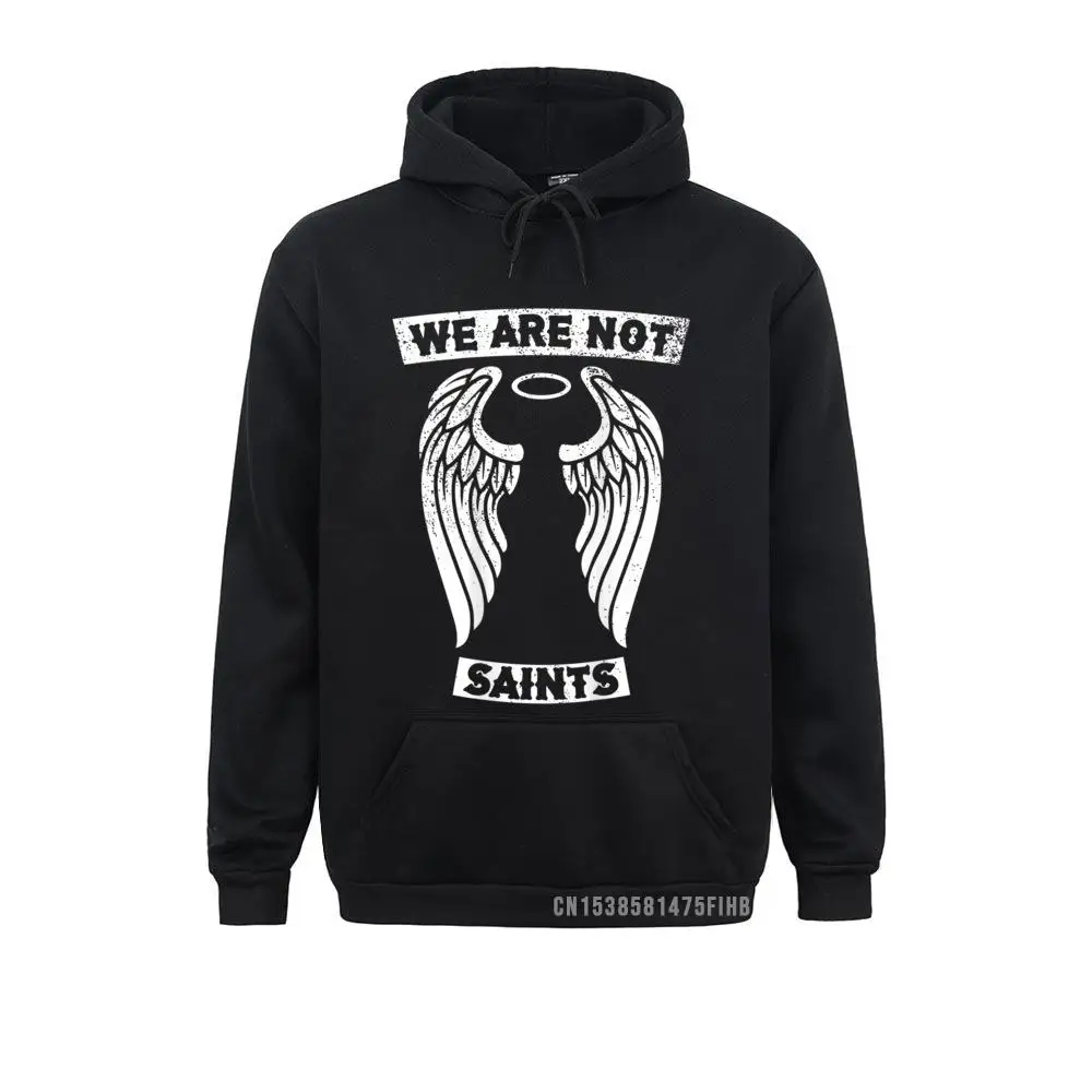 AA NA We Are Not Saints Biker Sober Gift Art On Back Hoodie Sweatshirts Simple Style Classic Male Hoodies Sportswears