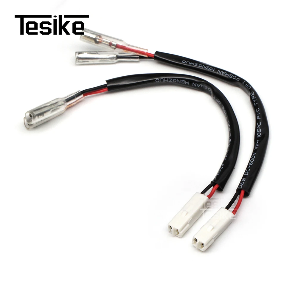 For Kawasaki Turn Signal Wire Adapter Indicator Connectors Blinker Cable Plug Z750 Kle 500 Ninja 250 Z900 Motorcycle Accessories