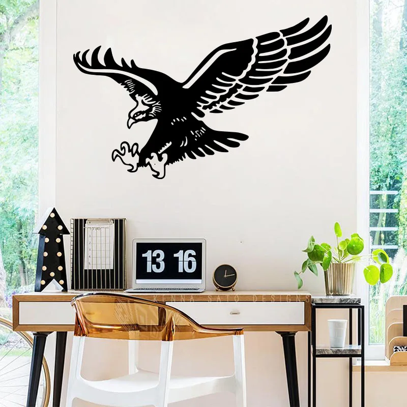 Large Caravan Imperial Eagle Camping Rv SUV 4x4 Offroad Car Decal Sticker Motorhome Travel Explore Jungle Bird  Decor Kids