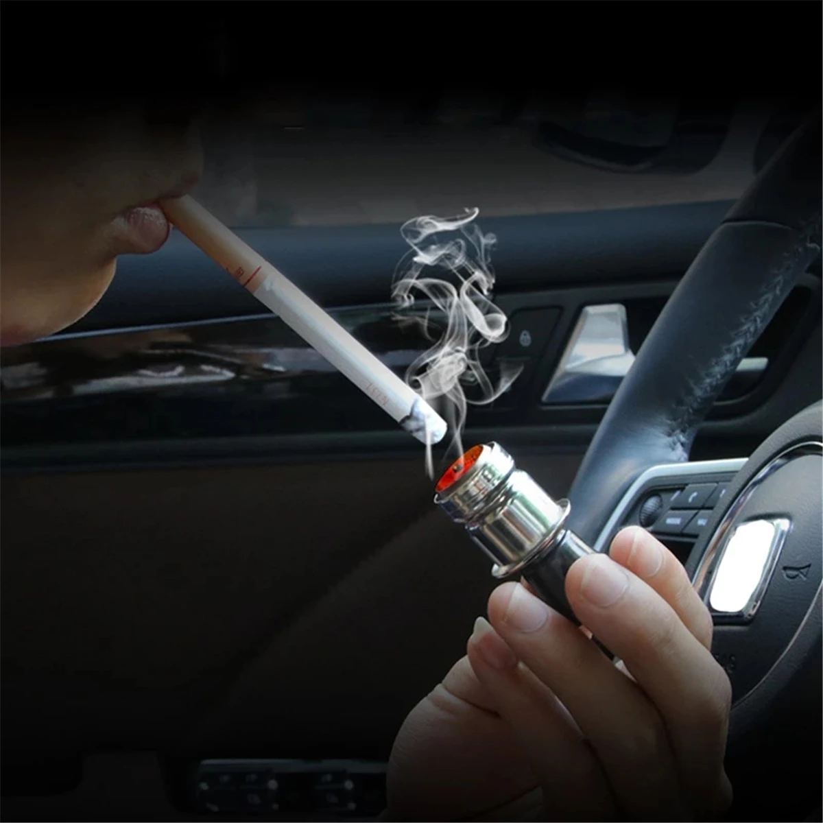 21 mm Universal-Auto-Zigarettenanzünder-Stecker, Netzteil, 12–24 V, für Auto, LKW, Motorrad, Steckdose – Detail 6