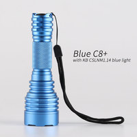 Convoy C8+ with KB CSLNM1.14 blue light,blue body
