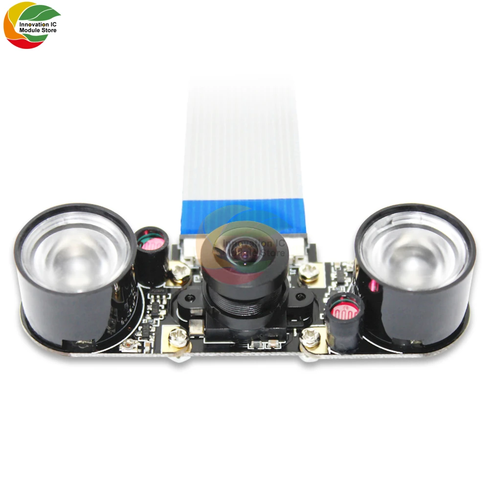 Raspberry Pi Camera 5MP OV5647 160/175 Degree Wide Angle IR-CUT Auto Switch IR Night Vision Light for Raspberry Pi3 Model B Plus