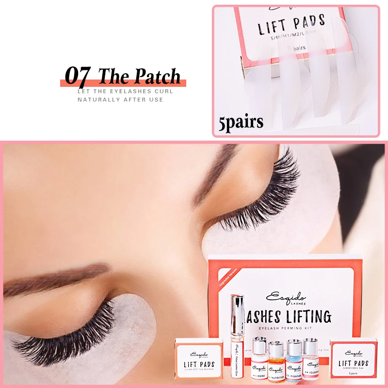 Semi-Permanent Eyelash Lamination Kit Professional Eyelash Lift Kit Waterproof Perm Kit for Lashes Lash Curling Long Lasting